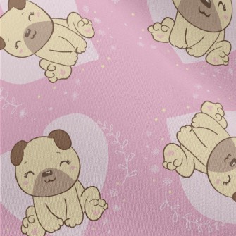 Cute And Lovely Pug Chiffon