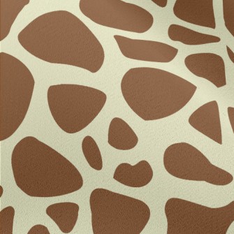 Exquisite Giraffe Pattern Chiffon