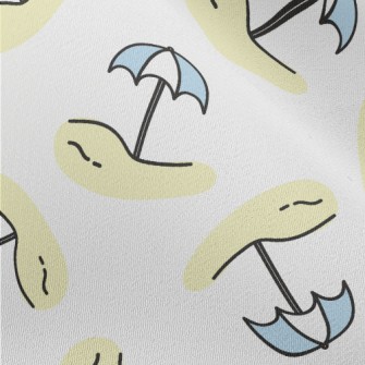 Cute Beach Umbrella Chiffon