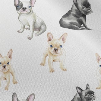 French Bulldogs Of Different C Chiffon