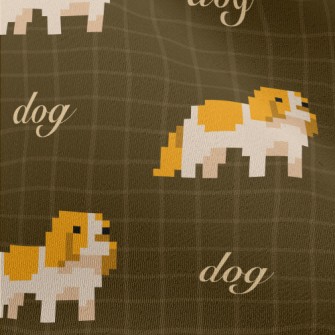 Pixel Dog Chiffon