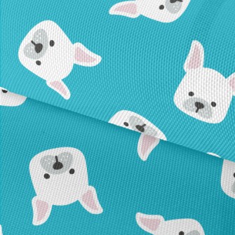 Cartoon French Bulldog Waterproof Oxford