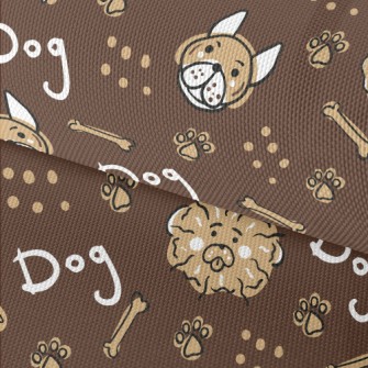 Various Breeds Of Puppies Dood Waterproof Oxford
