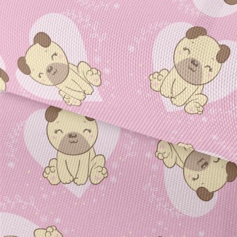 Cute And Lovely Pug Waterproof Oxford