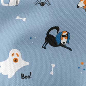 Hand Drawn Halloween Pet Dog Waterproof Canvas