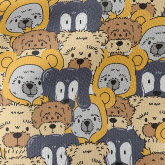 Cute Dressed Up Puppies Standi Waterproof Canvas