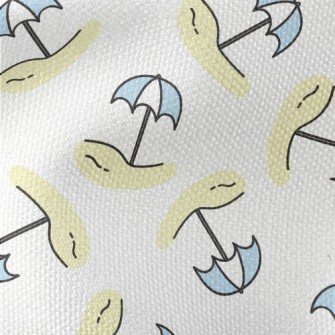 Cute Beach Umbrella Waterproof Canvas