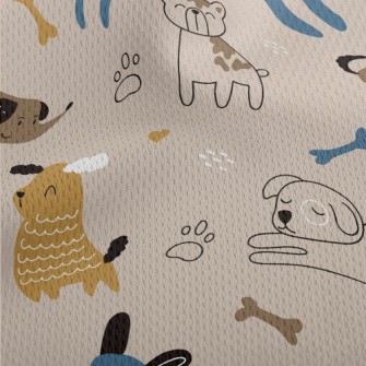 Many Kinds Of Happy Puppies Athletic Mesh Flat Back