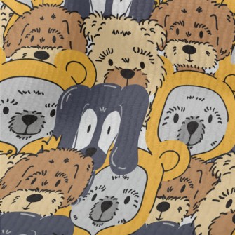 Cute Dressed Up Puppies Standi Terry
