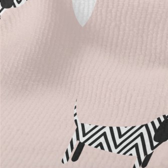 Dog Shape Pattern Terry