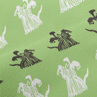 Hand Drawn Scottish Terrier Performance Linen