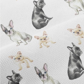 French Bulldogs Of Different C Performance Linen