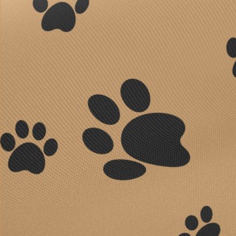 Irregular Dog Paw Print Twill