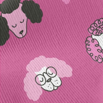Hand Drawn Puppy Standard Corduroy