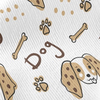 Funny Puppy Doodle Standard Corduroy