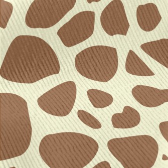 Exquisite Giraffe Pattern Standard Corduroy