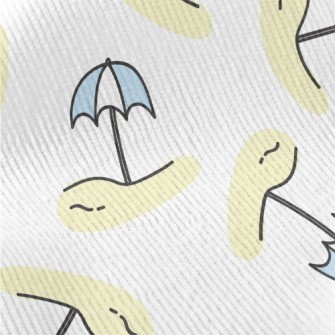 Cute Beach Umbrella Standard Corduroy