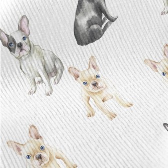 French Bulldogs Of Different C Standard Corduroy