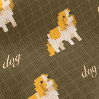 Pixel Dog Standard Corduroy
