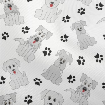 Cartoon Gray Puppy Dobby