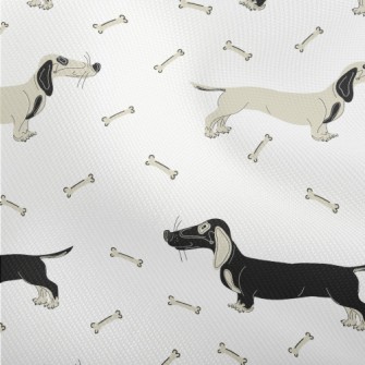 Hand Drawn Two-color Dachshund Dobby