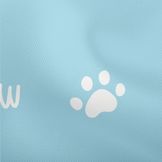 Cute Cat Paw Prints And Cat So Dobby