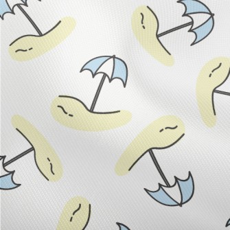 Cute Beach Umbrella Dobby