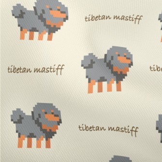 Pixel Style Gray Puppy Dobby
