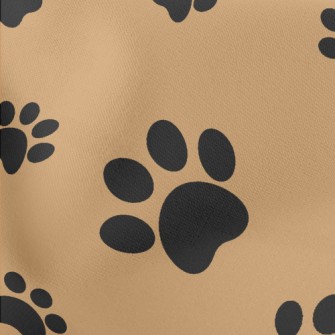 Irregular Dog Paw Print Stretch Ponte
