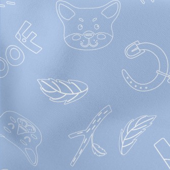 Simple Lines Dog Head Stretch Ponte