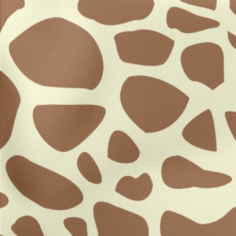 Exquisite Giraffe Pattern Stretch Ponte