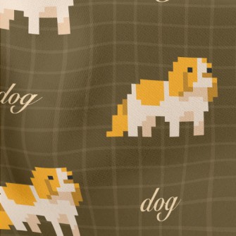 Pixel Dog Stretch Ponte