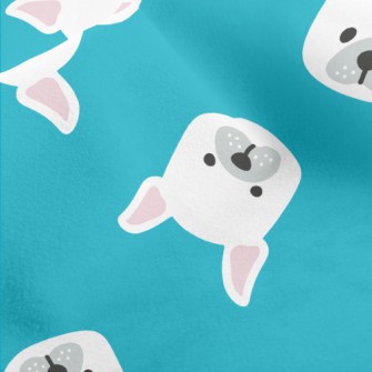 Cartoon French Bulldog Micro Fleece