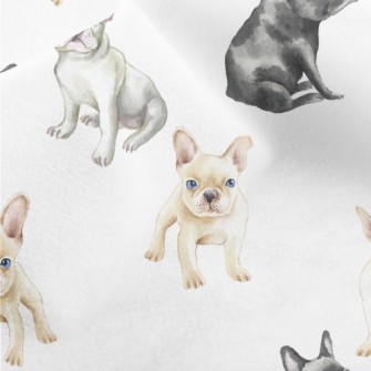 French Bulldogs Of Different C Micro Fleece