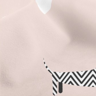 Dog Shape Pattern Micro Fleece