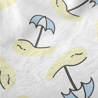 Cute Beach Umbrella Minky