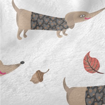 Autumn Dress Up For Dachshund Minky