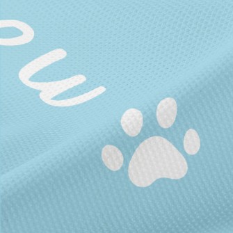 Cute Cat Paw Prints And Cat So Piqué