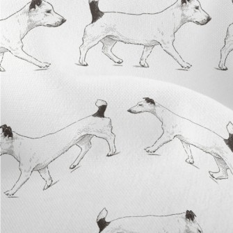 Puppy On A Walk Lightweight Performance Linen