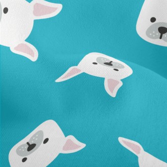 Cartoon French Bulldog Lightweight Performance Linen