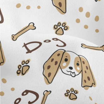 Funny Puppy Doodle Lightweight Performance Linen