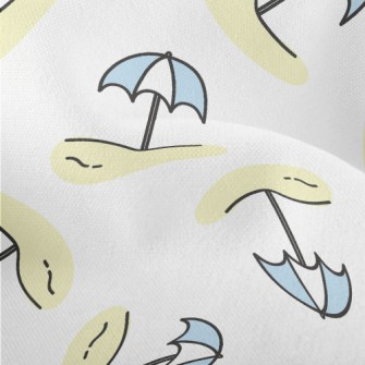 Cute Beach Umbrella Lightweight Performance Linen