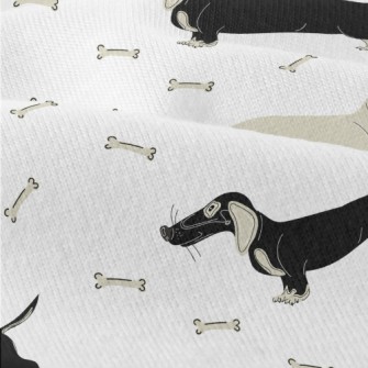 Hand Drawn Two-color Dachshund Modern Jersey