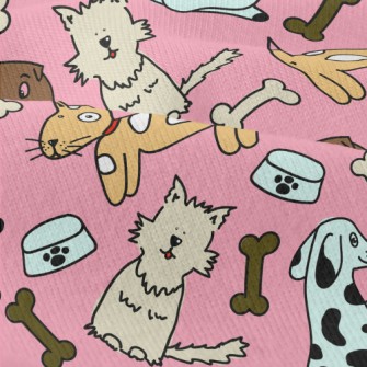 Colorful Puppy Doodle Modern Jersey