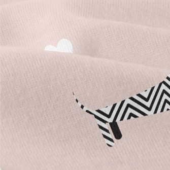 Dog Shape Pattern Modern Jersey