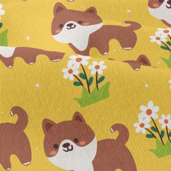 Puppy In The Garden Modern Jersey