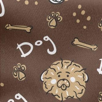 Various Breeds Of Puppies Dood Jersey Backed Fleece