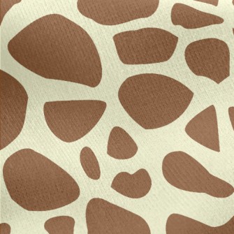 Exquisite Giraffe Pattern Jersey Backed Fleece