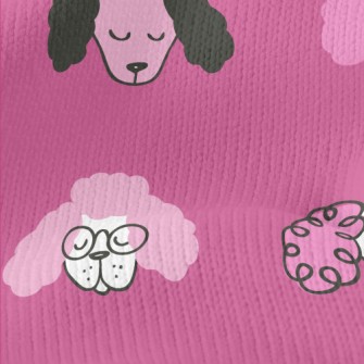 Hand Drawn Puppy Stretch Jersey