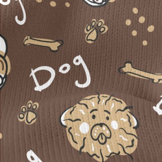 Various Breeds Of Puppies Dood Stretch Jersey